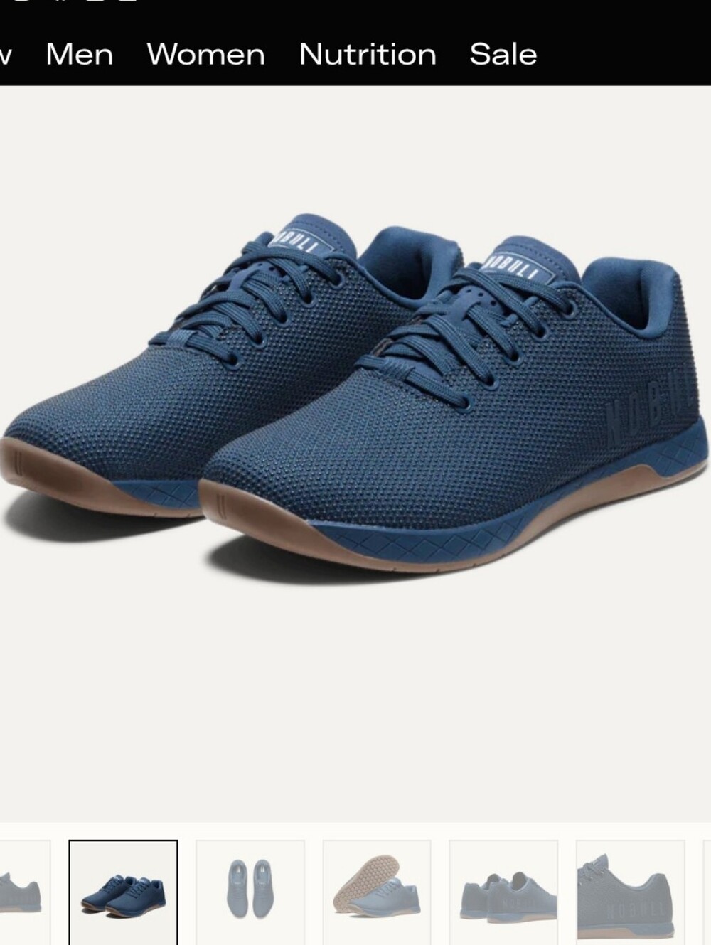 NOBULL Outwork Training Shoes In Navy Gum